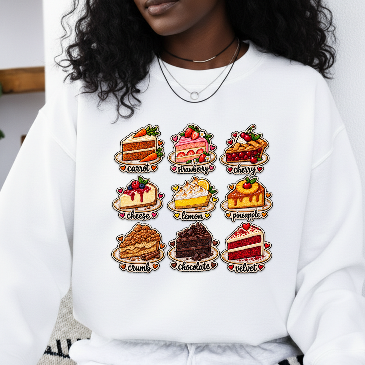 Cake Slices PNG SVG Design T Shirt Dessert Lover Bakery Graphic