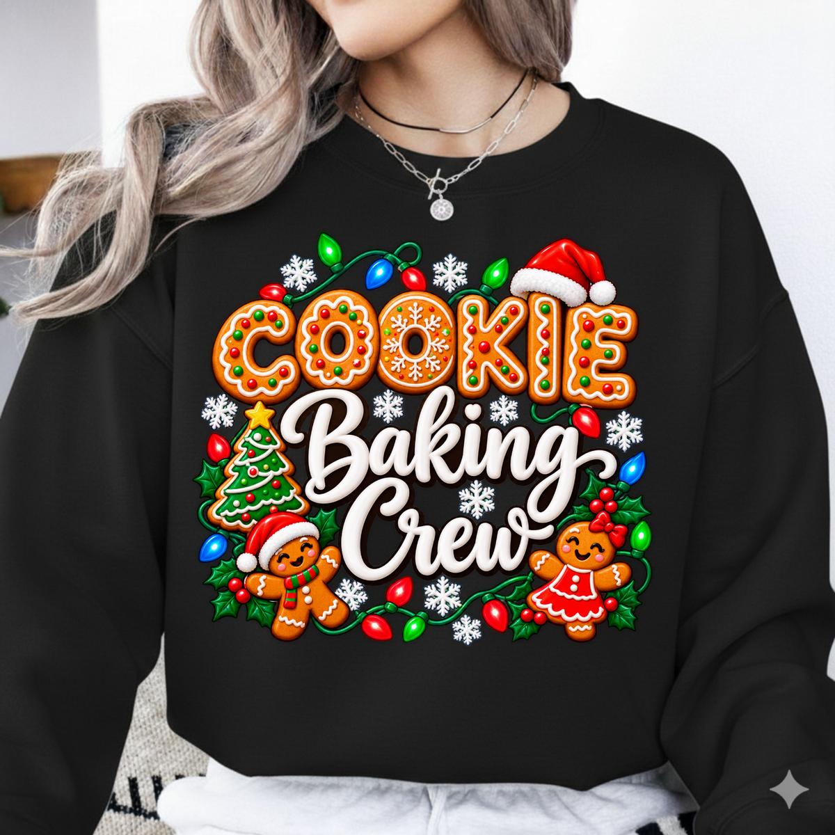 Cookie Baking Crew Cooking Gingerbread Christmas Xmas T-Shirt