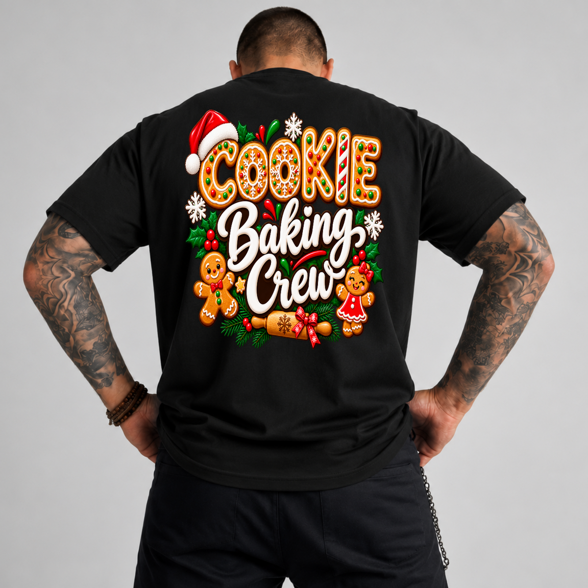 Cookie Baking Crew Cooking Gingerbread Christmas PNG SVG, Xmas Graphic