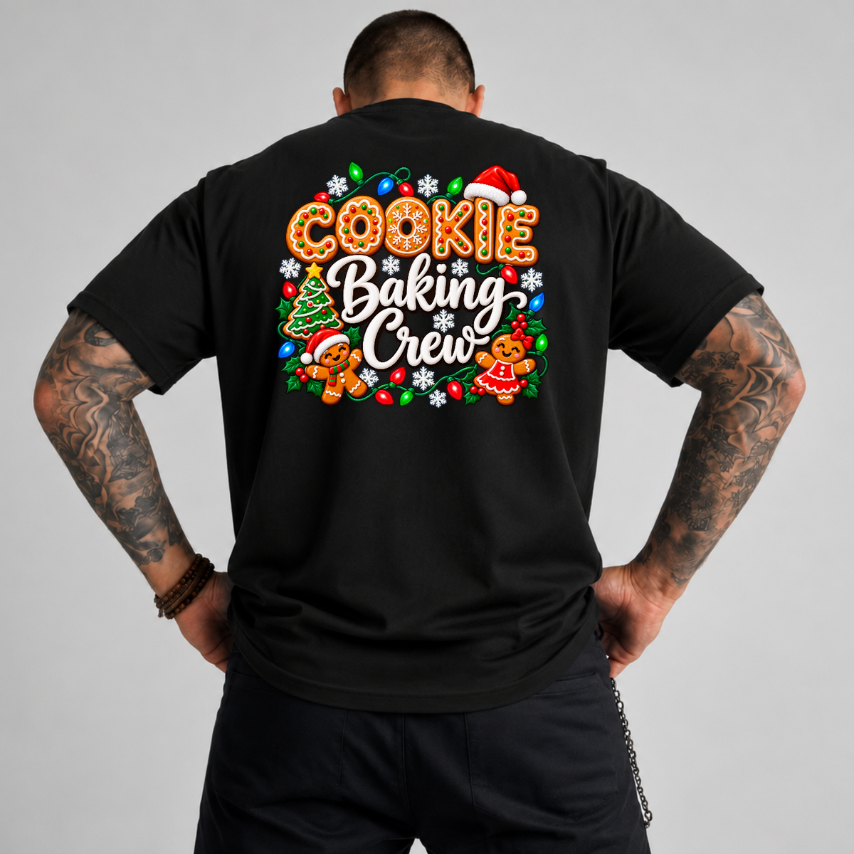 Cookie Baking Crew Cooking Gingerbread Christmas Xmas T-Shirt