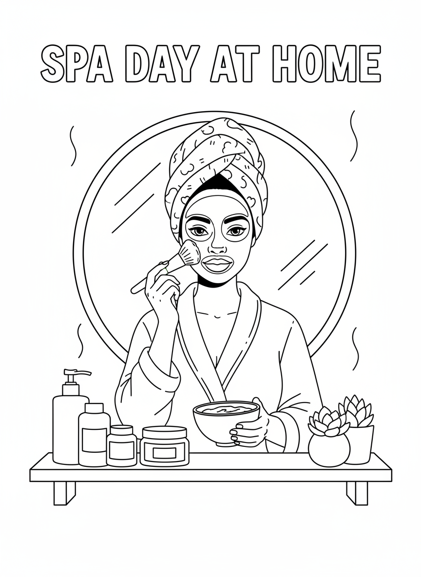 30 Everyday Everyday Girl Coloring Pages PNG PDF Printable Activity Sheets Download