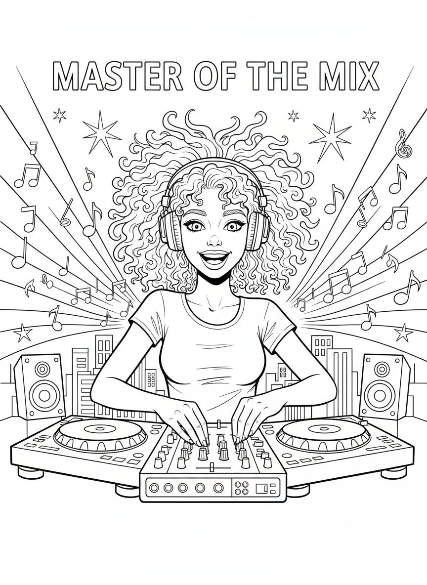30 Everyday Everyday Girl Coloring Pages PNG PDF Printable Activity Sheets Download