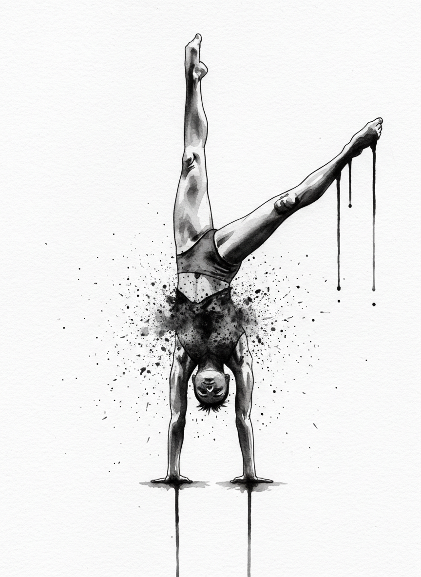 30 Aerial Silks PNG Clip Art Black Ink Contortion Acrobat Clipart Download