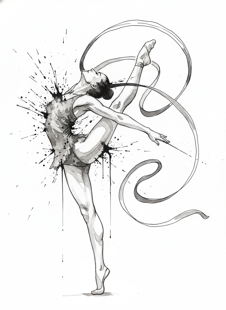 30 Aerial Silks PNG Clip Art Black Ink Contortion Acrobat Clipart Download