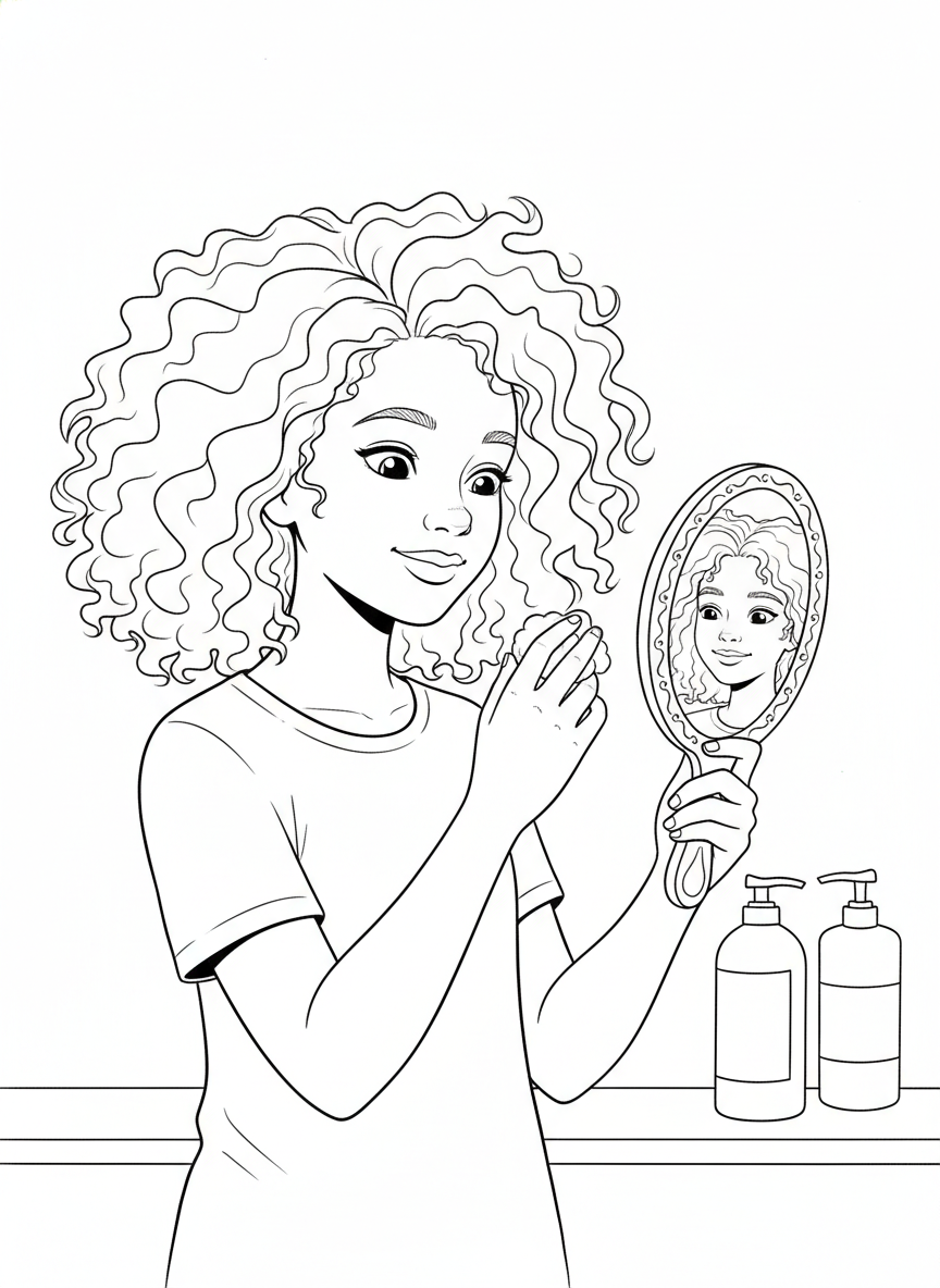 30 Black Girl Moments Coloring Pages PDF Bundle Printable Activity Sheets Download