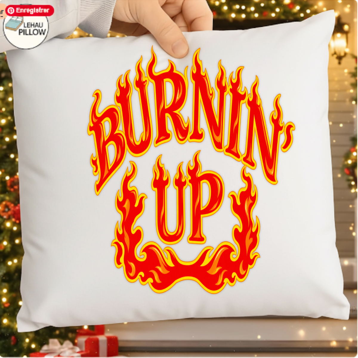 Burnin Up Fiery Flame Typography PNG SVG, Vintage Hot Rod Graphic