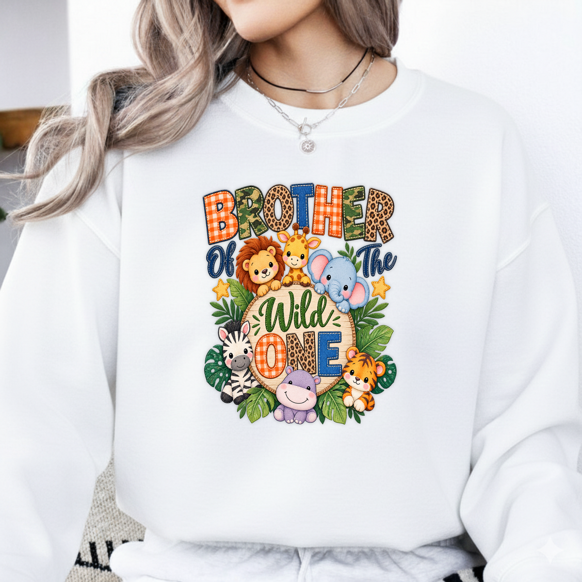 Brother Of The Wild One PNG SVG Design T Shirt Safari Birthday Graphic