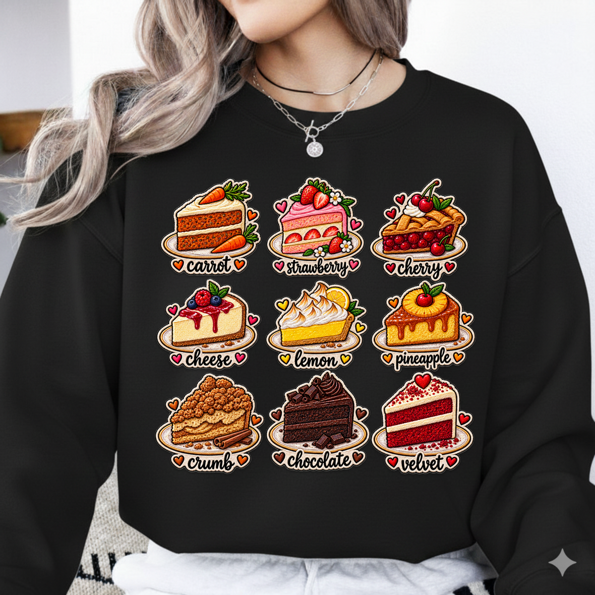 Cake Slices PNG SVG Design T Shirt Dessert Lover Bakery Graphic