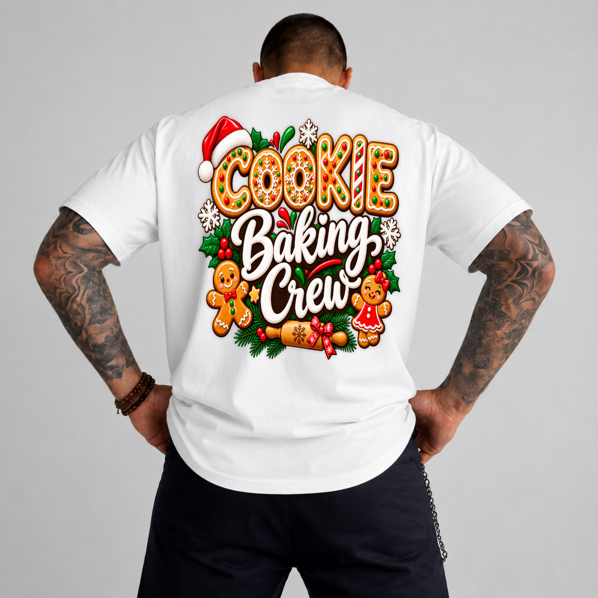 Cookie Baking Crew Cooking Gingerbread Christmas PNG SVG, Xmas Graphic