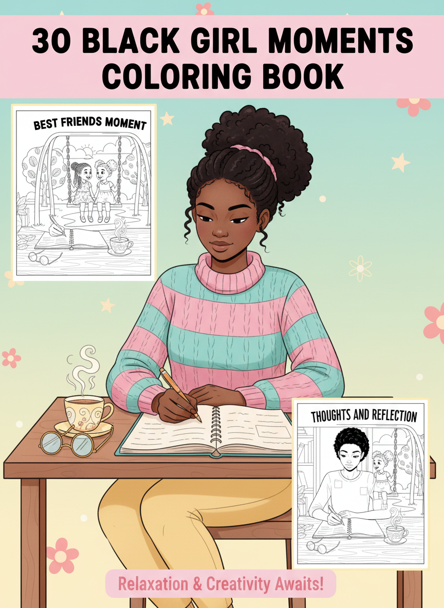 30 Everyday Everyday Girl Coloring Pages PNG PDF Printable Activity Sheets Download