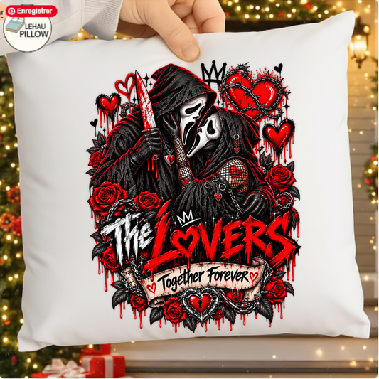 Ghostface The Lovers Together Forever Horror Halloween PNG SVG, Dark Romance Graphic