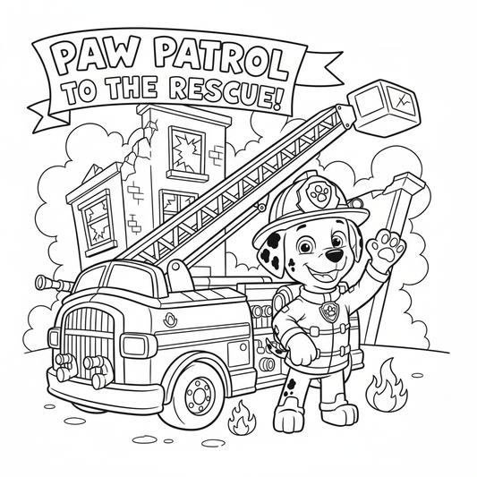 30 Paw Patrol Coloring Pages PDF Bundle Printable Activity Sheet Download