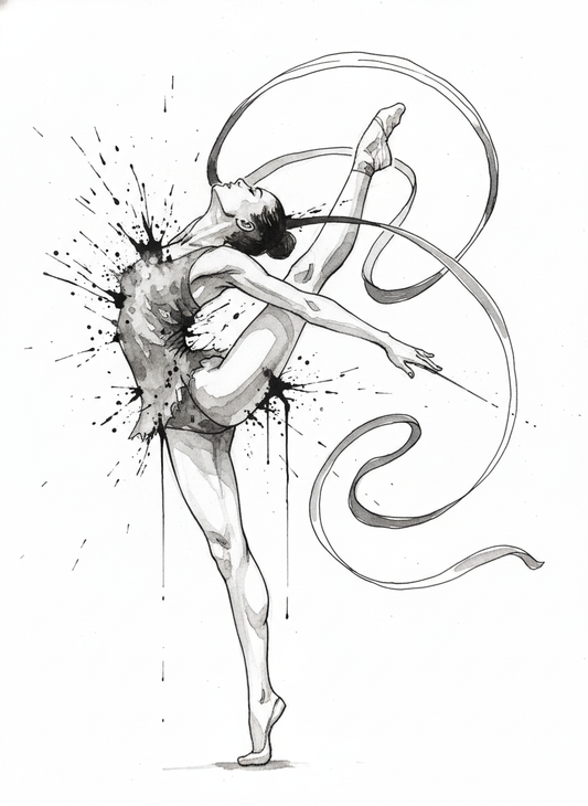 30 Aerial Silks PNG Clip Art Black Ink Contortion Acrobat Clipart Download