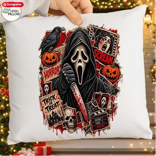Ghost Face Horror PNG SVG Design T Shirt Scream Halloween Movie Graphic