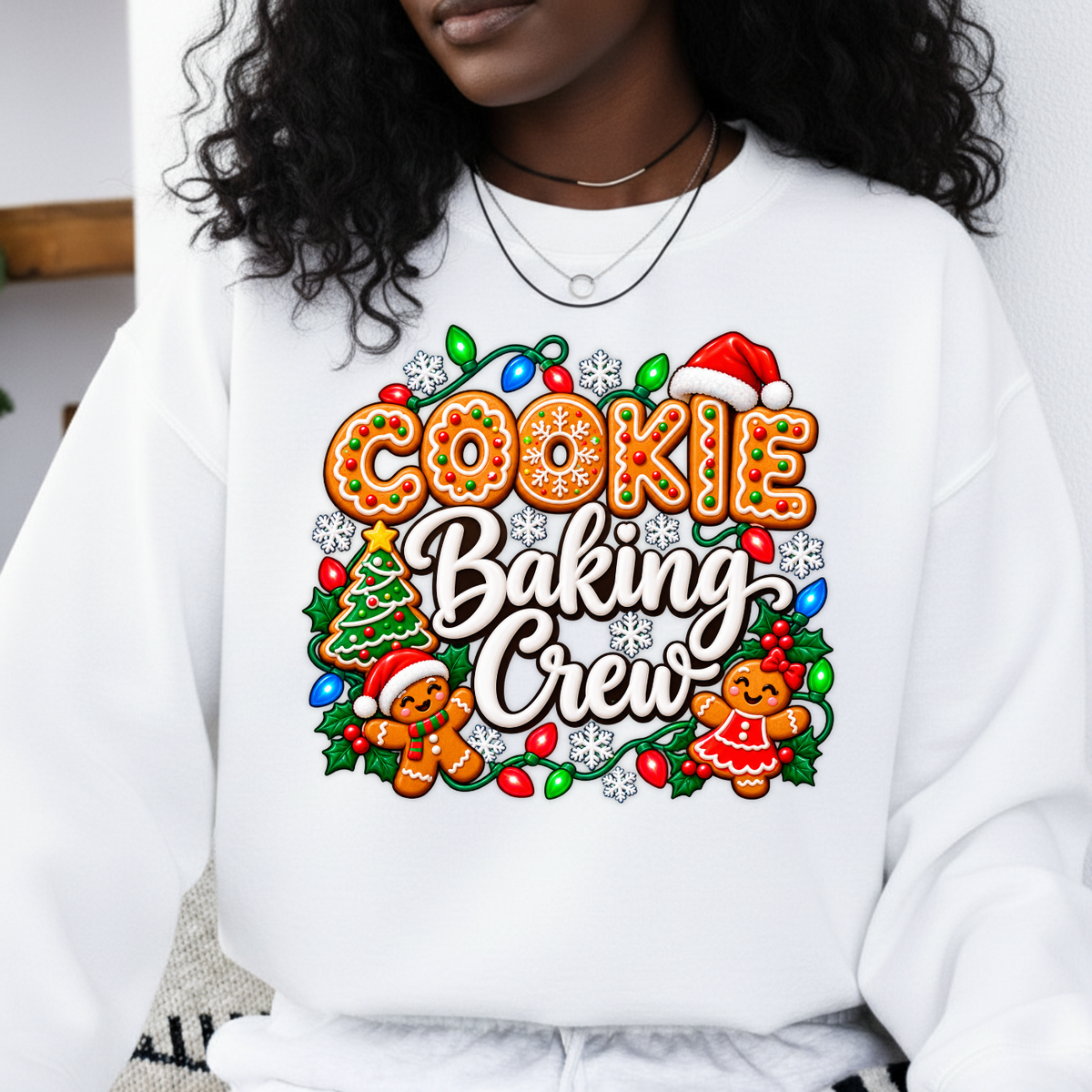 Cookie Baking Crew Cooking Gingerbread Christmas Xmas T-Shirt