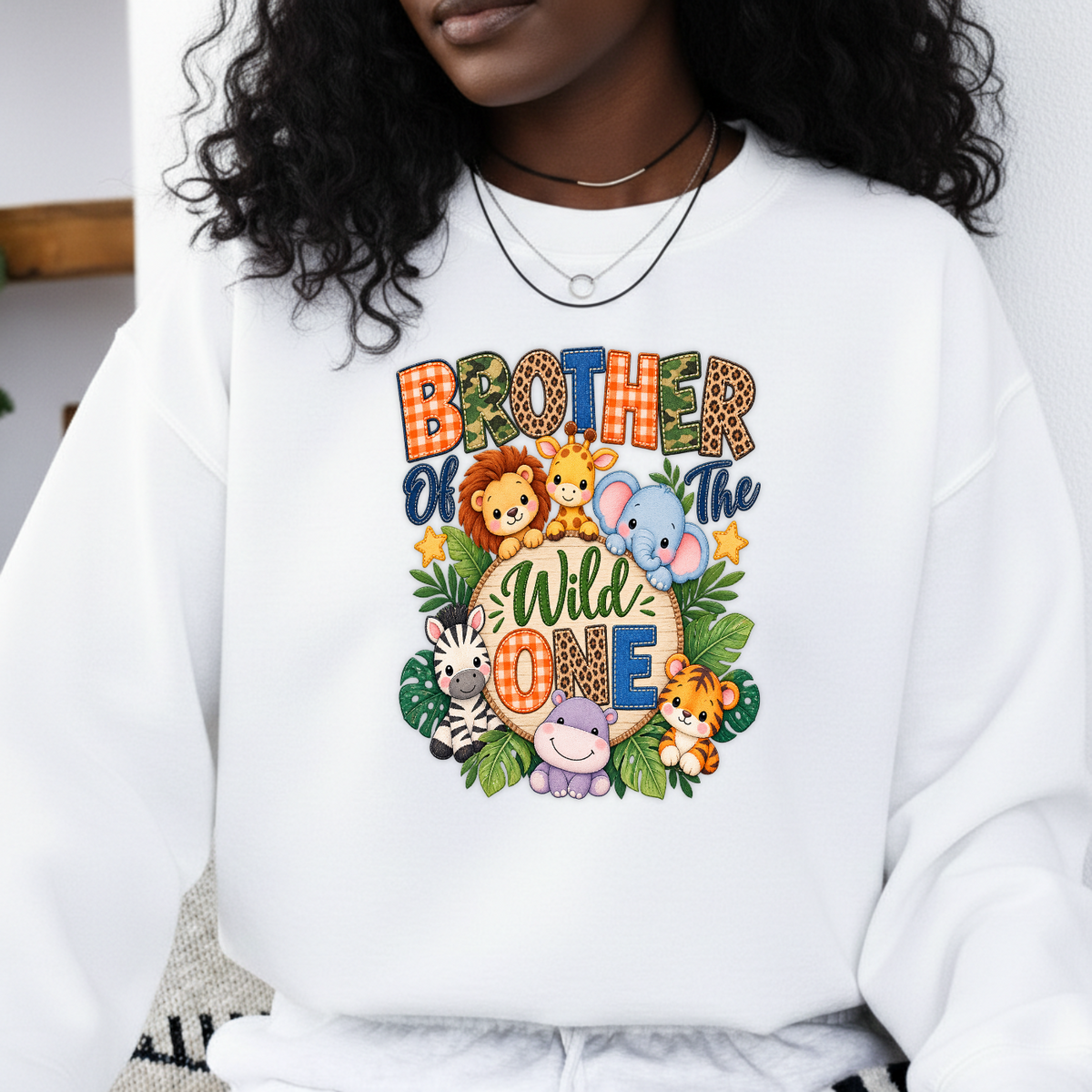 Brother Of The Wild One PNG SVG Design T Shirt Safari Birthday Graphic