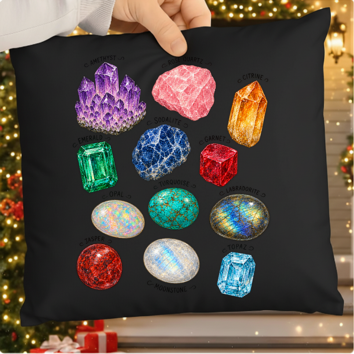 Crystals And Gemstones PNG SVG Design T Shirt Healing Stones Chart Graphic