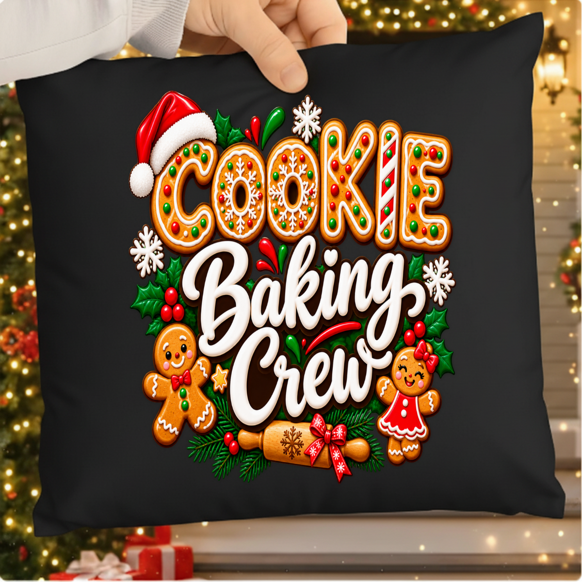 Cookie Baking Crew Cooking Gingerbread Christmas PNG SVG, Xmas Graphic